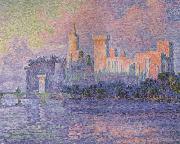 Paul Signac The Papal Palace,Avignon (mk06) oil painting artist